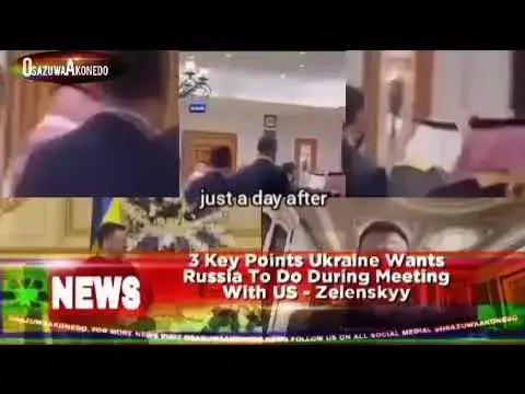 Video thumbnail for 3 Key Points Ukraine Wants Russia To Do During Meeting With US - Zelenskyy