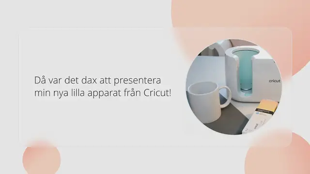Video thumbnail for Cricut mug press – En personlig mugg