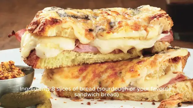 Video thumbnail for Cheesy Mushroom Melt Sandwich