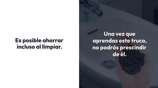 'Video thumbnail for Truco de limpieza brillante, ahorra mucho, estarás satisfecho'