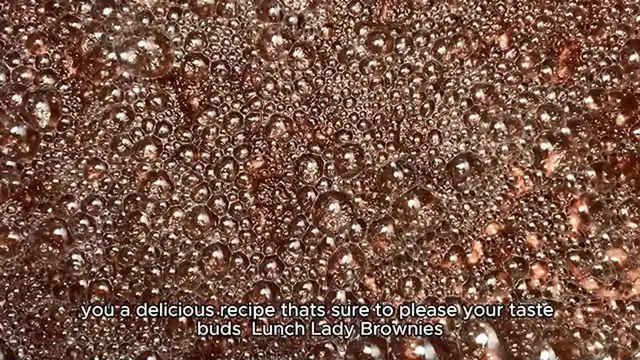 Video thumbnail for Lunch Lady Brownies Recipe