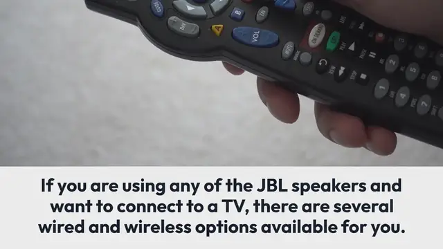 Video thumbnail for Connect JBL Speaker To TV-3 Methods