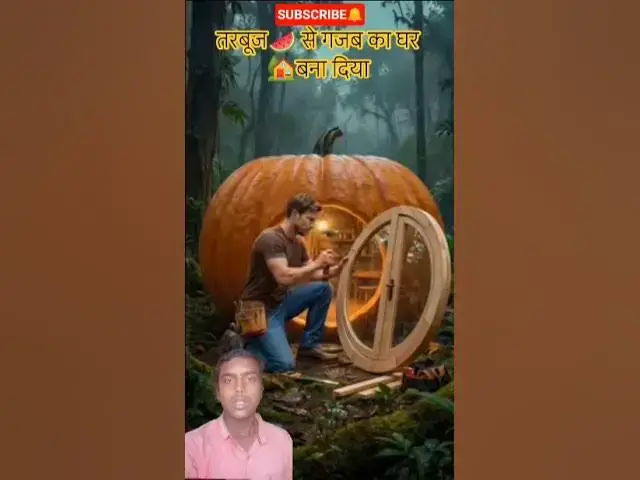 Video thumbnail for Craftsman makes amazing pumpkin house 🏡 #ai​ #house​ #crafts​