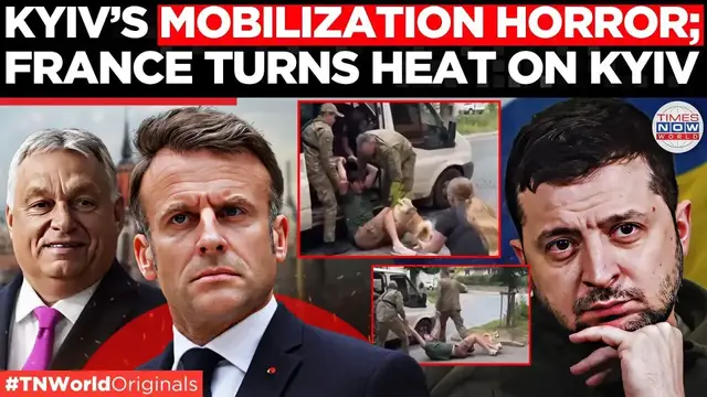 Video thumbnail for France Furious Over Ukraine’s Forced Conscripts, Condemns Brutal Raids!| Times Now World