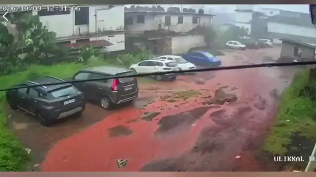 Video thumbnail for India: School Roof Blown Off by Strong Winds in Kannur, Damages Three Cars.