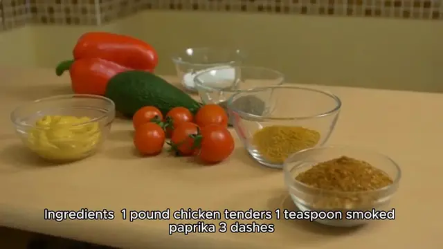 'Video thumbnail for Chicken tender recipe'