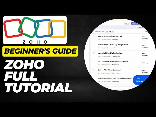'Video thumbnail for Beginner Guide To Zoho | Zoho Tutorial'
