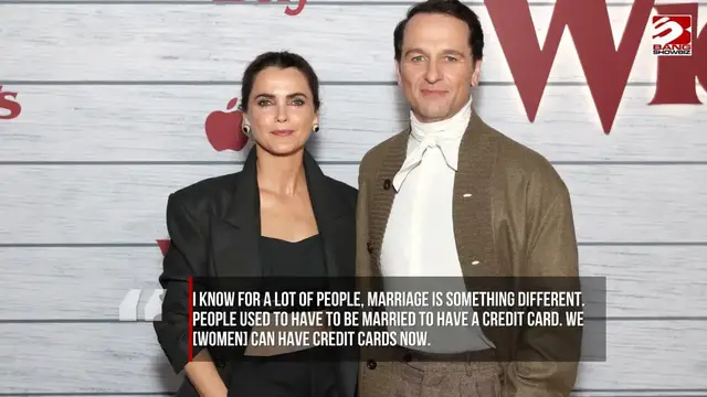 Video thumbnail for Keri Russell has no interest in getting married to Matthew Rhys.