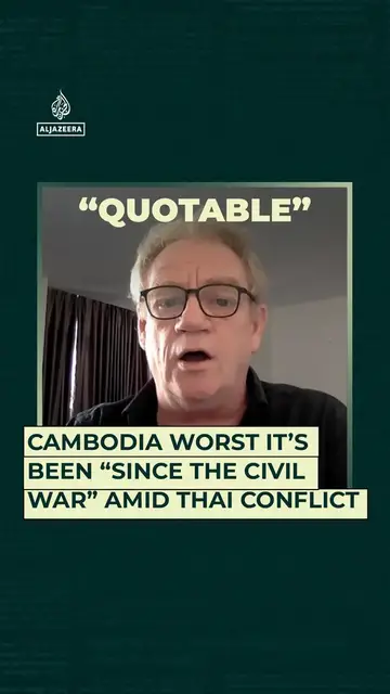 Video thumbnail for Cambodia worst it’s been “since the civil war” amid Thai conflict