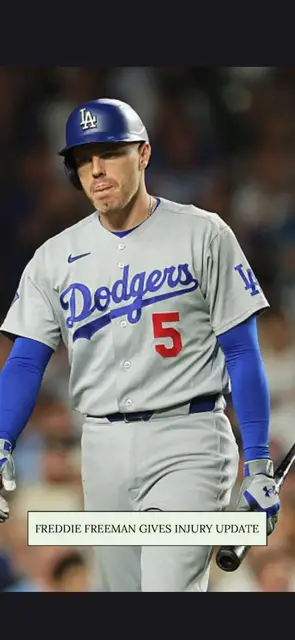 Video thumbnail for Freddie Freeman Gives Injury Update