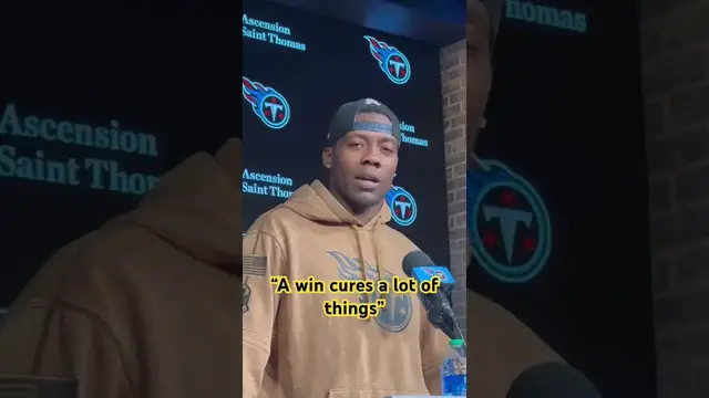 Video thumbnail for Arden Key on the importance of the #Titans latest win. #titanup #shorts #tennesseetitans