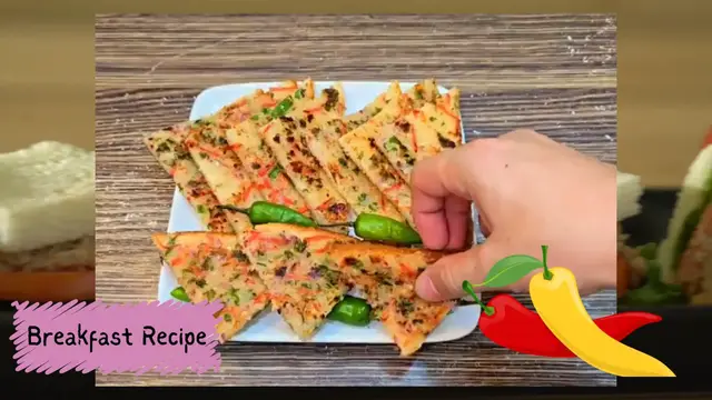 Video thumbnail for Breakfast Recipe Bread Sandwich