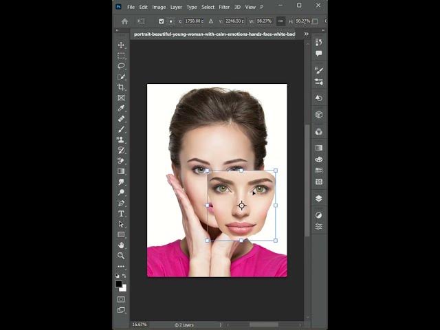 Video thumbnail for How to change face in photoshop?