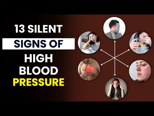 'Video thumbnail for 13 Hidden Signs of High Blood Pressure You Should NEVER Ignore | Symptoms of High Blood Pressure'