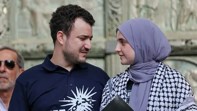 Video thumbnail for Mahmoud Khalil speaks out after detention: 'It felt like kidnapping'