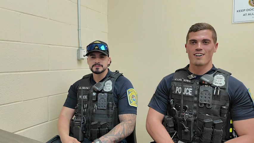 Video thumbnail for 'Arrest me please,' Englewood police department goes viral for missing dog posts featuring officers