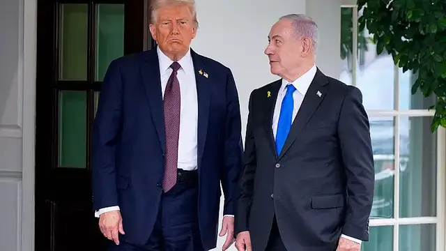 'Video thumbnail for Trump and Netanhayu agree to new US peace plan to end war in Gaza'