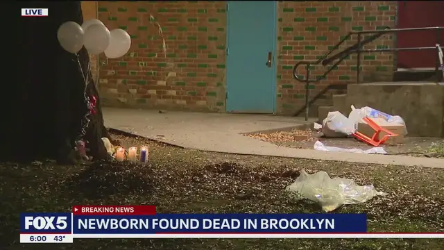 Video thumbnail for Baby found dead in bag behind Brooklyn home