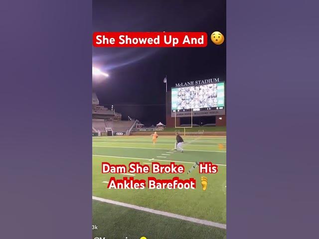 Video thumbnail for She Show Up to play And Dam  #sports #foxsport #football #funny