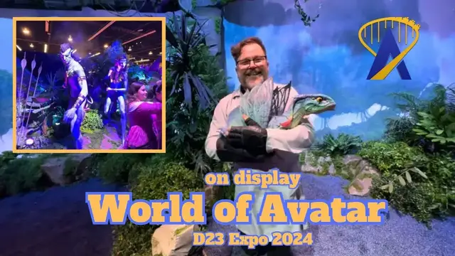 'Video thumbnail for World of Avatar on display at D23 Expo 2024'