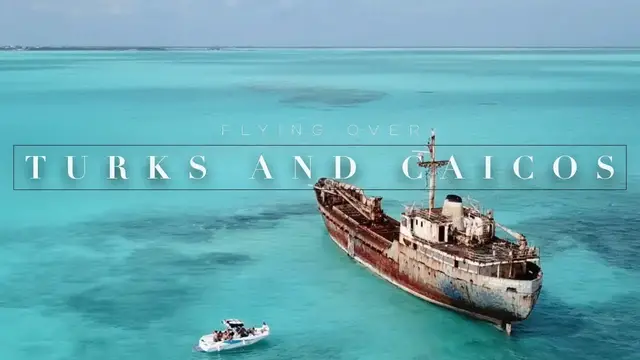 'Video thumbnail for FLYING OVER TURKS AND CAICOS (4K Aerial Film)'