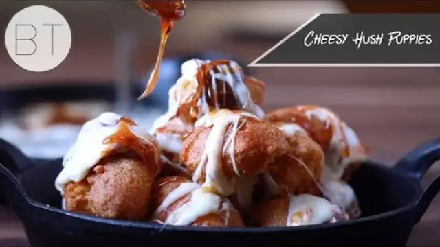'Video thumbnail for Cheesy Hush Puppies'
