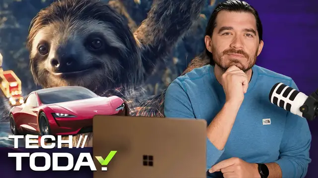 'Video thumbnail for Tesla Vehicles Take a Backseat to Robots, How Coke Built Its Holiday Ad With AI, and AI Impacts the Law | Tech Today'