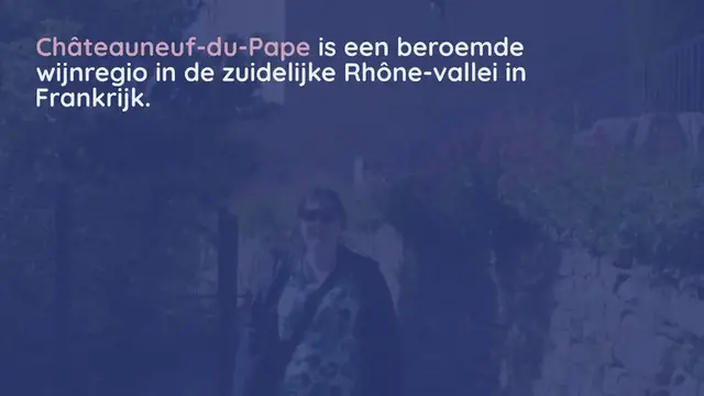 Video thumbnail for Châteauneuf-du-Pape, wijndorpje in de Provence