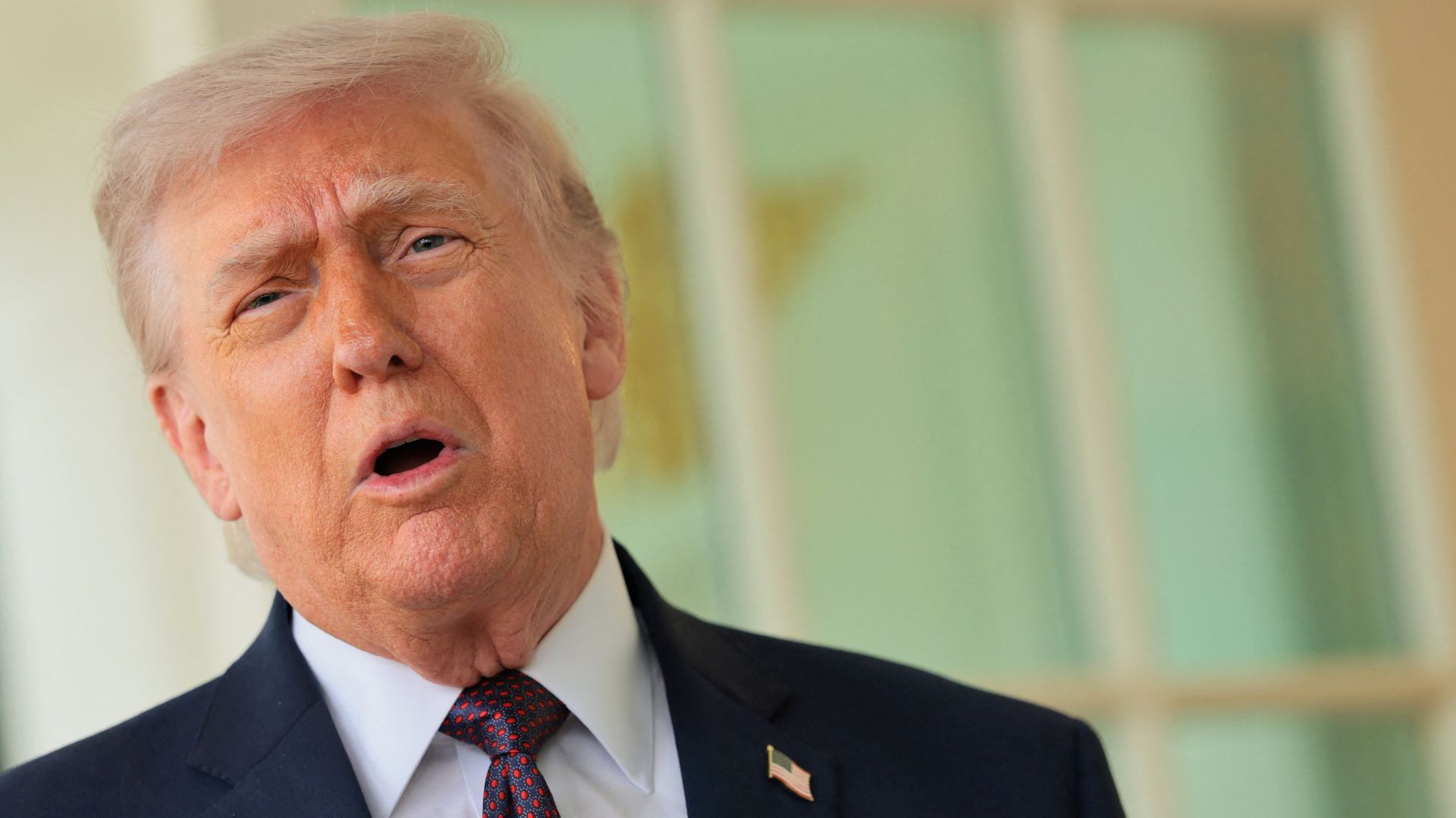 Video thumbnail for Trump defends naval blockade, says US will not allow ‘blackmail’