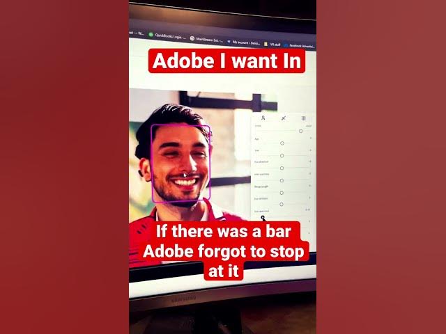 Video thumbnail for #adobefirefly I want in. If there was a bar set #adobe forgot to stop at it. #mainstreament