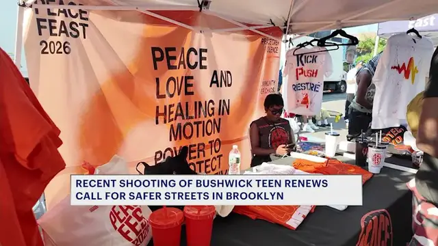 Video thumbnail for Brooklyn annual anti-gun violence rally brings community together through connection and conversation