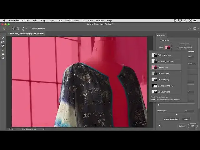 Video thumbnail for To fine tune a selection in the Select and Mask workspace in photoshop 2022