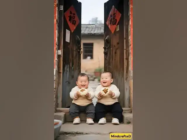 Video thumbnail for “Cutest Baby Food Fight Ever! 😂👶 Eating Momos | Funny AI Short | AI Babies Eating Momos?! 😍