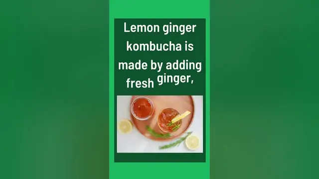 'Video thumbnail for How to Make Lemon Ginger Kombucha? #shorts #shortsvideo #shortsfeed'