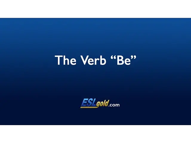 Video thumbnail for Free English Lessons: The Verb "Be"