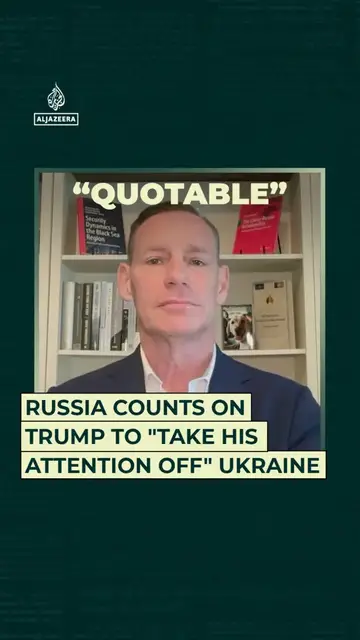 'Video thumbnail for Russia counts on Trump to "take his attention off" Ukraine war'