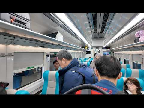 Video thumbnail for Bandung to Yogyakarta Train in Java Indonesia Executive Class