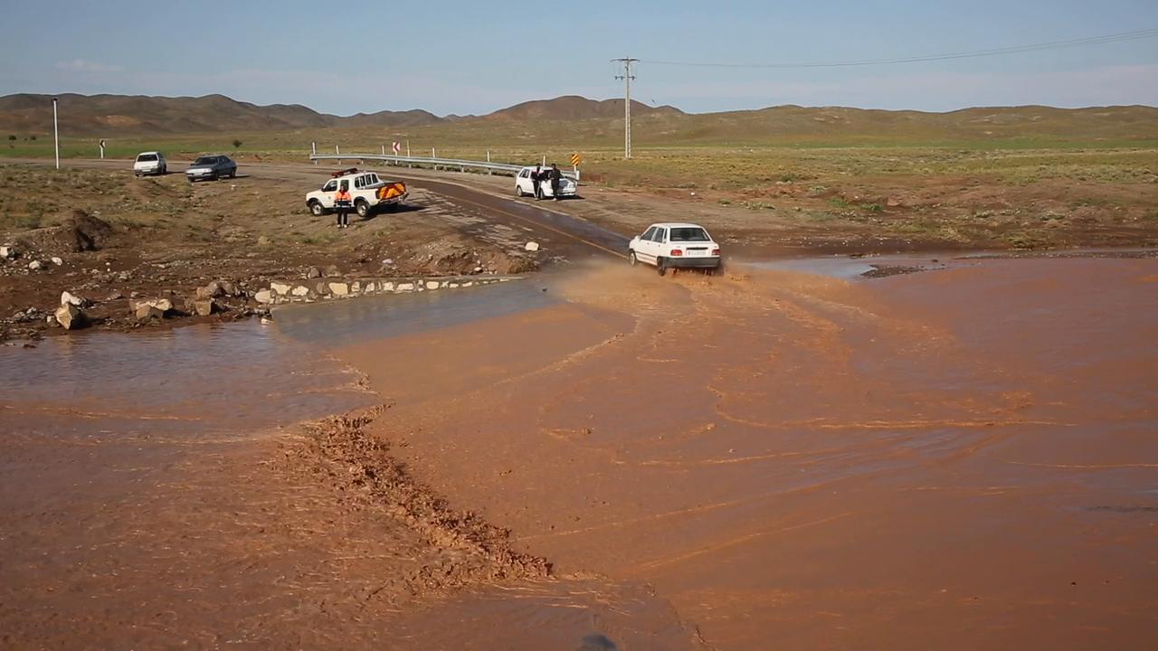 Video thumbnail for Iran: Flooding Disrupts Neyshabur Kashmar Road 6.