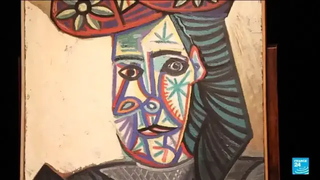 'Video thumbnail for Rediscovered Picasso portrait presented in Paris ahead of auction'