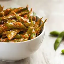 Video thumbnail for Spicy Garlic Edamame