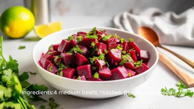 Video thumbnail for Moroccan Beet Salad recipe