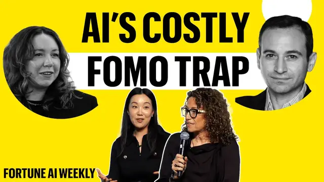 Video thumbnail for Amy Webb: Companies' Blind AI Investment Results In Waste of Time and Resources | Fortune AI Weekly