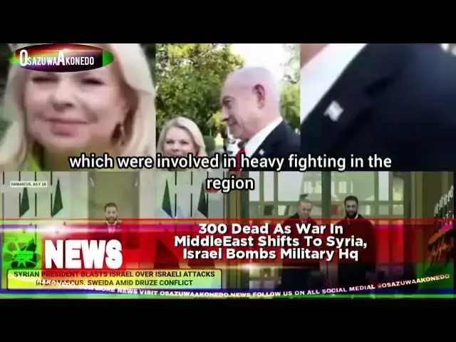 'Video thumbnail for 300 Dead As War In MiddleEast Shifts To Syria, Israel Bombs Military Hq'