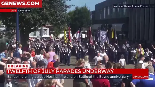 Video thumbnail for WATCH: Parades get underway across Northern Ireland for the annual Twelfth of July celebrations