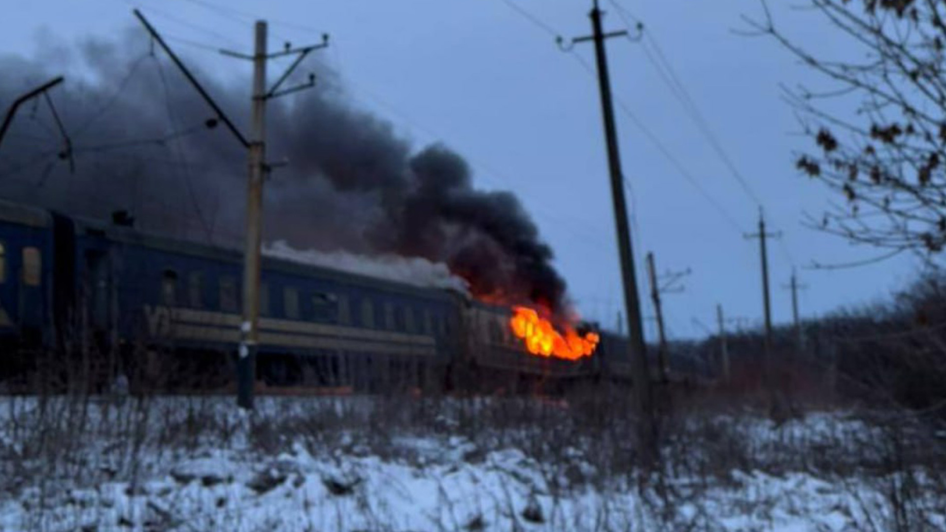 Video thumbnail for Passengers killed in drone attack on Ukraine train