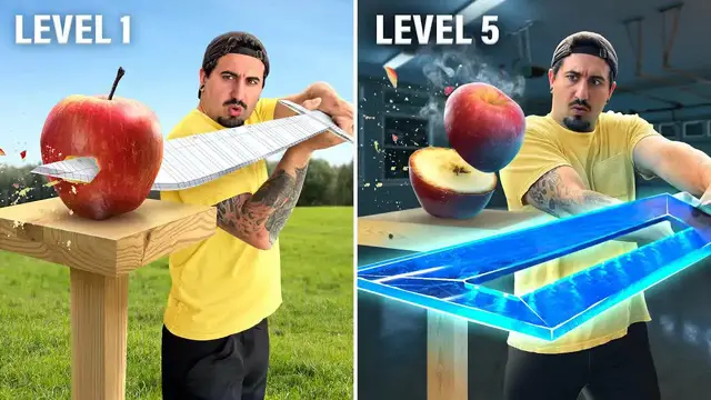 'Video thumbnail for Jake Carlini: building 5 levels of swords: from paper to energy sword!'
