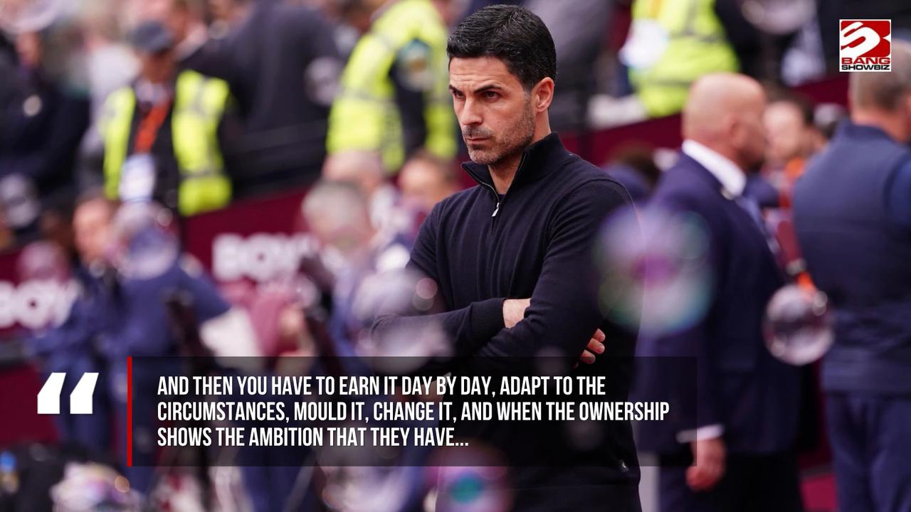 Video thumbnail for Mikel Arteta urges Arsenal to take final step to Premier League glory