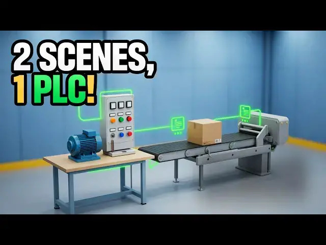 Video thumbnail for Run Two 3D Machines at Once — Multi-Scene PLC Simulator