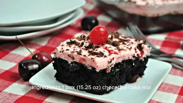 Video thumbnail for Chocolate Cherry Dr Pepper Cake Recipe