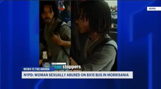 Video thumbnail for 27-year-old woman approached by an unidentified person on Bx15 bus